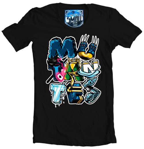 Camiseta Mutantes