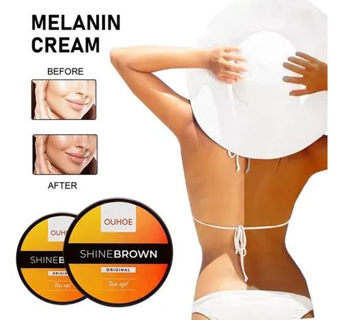 Crema bronceadora Ouhoe Shine Brown