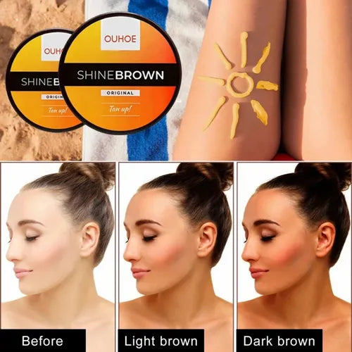Crema bronceadora Ouhoe Shine Brown