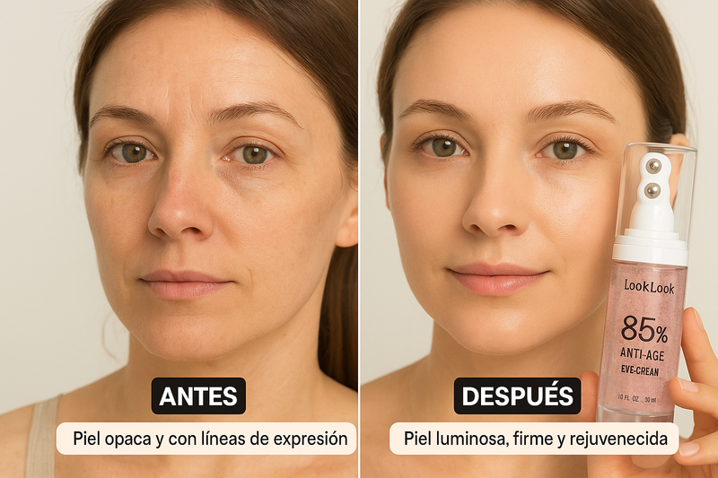 Crema para el Contorno de Ojos con Colágeno y Extracto de Rosa 🌹✨