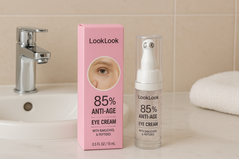 Crema para el Contorno de Ojos con Colágeno y Extracto de Rosa 🌹✨